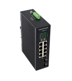 L2 Management Industral PoE Switch, 8+2 Gigabit Port, Slim Design