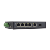 Hardened Unmanaged 4+1+1 PoE Switch