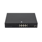 Manged PoE Switch, 8GE PoE + 2GF UP