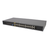 24-Port Ethernet Unmanaged PoE Switch with 2 Gigabit SFP Ports 400W