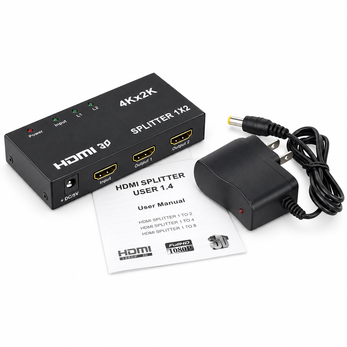 UltraPoE CT-HDMI4K-1S2 1×2 HDMI Splitter | 4K/60Hz