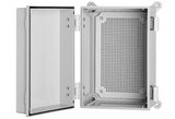 Outdoor Junction Box with Mounting Plate, ABS Plastic DIY Electrical Project Case IP67 Waterproof Dustproof Enclosure Grey