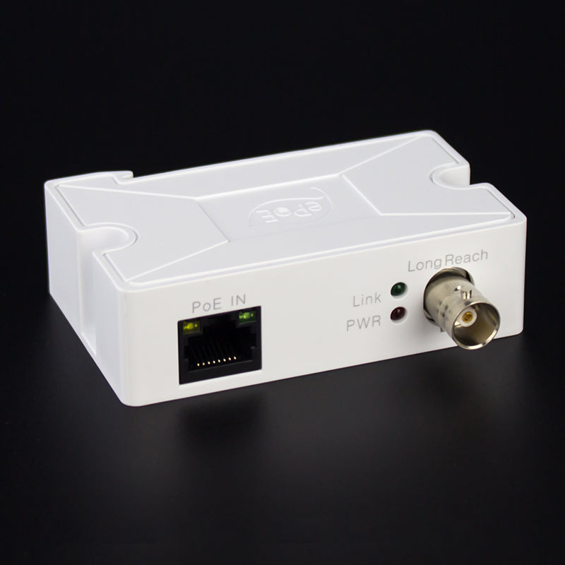POE IP Over Coax EOC Converter Max 3000ft Power and Data Transmission Over  Regular RG59 Coaxial Cable