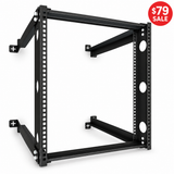 12U Fixed Wall-Mount Open Frame Server Rack, 23-Inch Deep - CT-12U-R