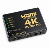 UltraPoE CT-HDMI0501S 5×1 4K HDMI Switch with IR Remote