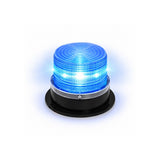 12V Blue LED Strobe Warning Beacon, IP65 Magnetic Mount - CT-LED-04