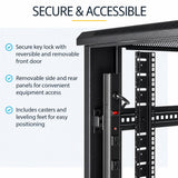 42U 19-Inch Floor-Standing Server Rack Cabinet, 1000mm Deep