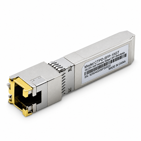 UltraPoE CTPD-SFP-10GT 10GBASE-T SFP+ RJ45 Transceiver