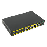 16 Port Gigabit AI PoE SWITCH with 2 Gigabit Uplink and 1 SFP