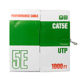 1000 Feet Bulk Cat5e 4 Pair/  AWG 24 /CCA /UTP Cable