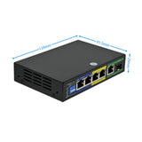 6 Port Gigabit  AI Multifunction PoE Switch