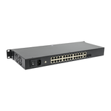 UltraPoE POE-7026-RP Rear-Port AV PoE Switch for Equipment Cabinets