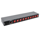 UltraPoE CT-PDU10-SSP 10-Outlet Individually Switched Surge-Protected Rack PDU