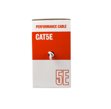 1000 Feet Bulk Cat5e 4 Pair AWG 24/ UTP Cable / Pure Copper/ White (CT-CAT5U-UTP)