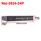 UltraPoE NET-2624-24P 24-Port Gigabit Ethernet Switch