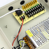 UltraPoE PS-DC10A09HD UL/cUL 12V 10A 9-Channel CCTV Power Supply Box – 120W