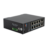 10Port SolarBoost Industrial Gigabit PoE Switch (PoE-3610-8B-4N, 4 of the ports support passive PoE output)