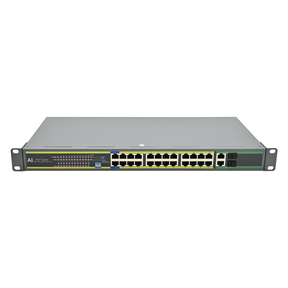 24 Port AI Muiltfuntion Gigabit PoE Switch (PoE-7026)