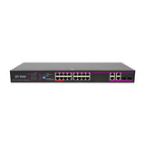 BT90W 16Port AI PoE Switch | IEEE 802.3bt 90W Gigabit for 8K IP PTZ