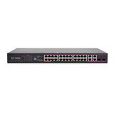 BT90W 24Port AI PoE Switch | IEEE 802.3bt 90W Gigabit for 8K IP PTZ