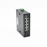 8GE+2GF Managed Industrial Gigabit PoE Switch (PoE-7210-8I)