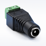 UltraPoe female 2.1 x 5.5mm DC power jack socket close-up