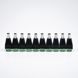 UltraPoe 10-piece 5.5 x 2.5mm male DC power plug terminal adapter set