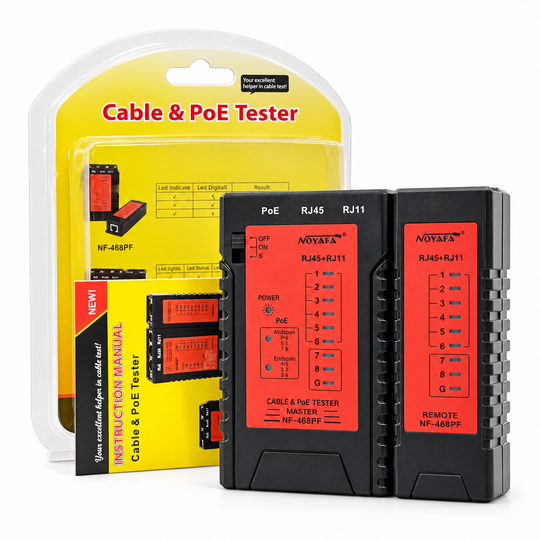 UltraPoE CT-POETESTER-01 Cable & PoE Tester for RJ45/RJ11 Networks