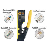 CT-TC013 RJ45 Pass-Through Crimping Tool for RJ45, RJ11 & RJ12