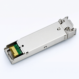 UltraPoe multimode SFP transceiver rear PCB contact view