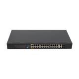 24-Port Ethernet Unmanaged PoE Switch with 2 Gigabit SFP Ports 400W (PoE-7026-AI)