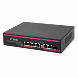 Ultrapoe PoE-2606-4BT 4-port Gigabit 90W PoE++ switch, alternate professional view