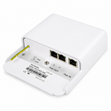 UltraPoE POE-EX2003-2WE two PoE outputs and PoE input on pure white background