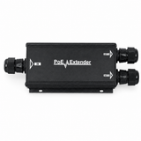UltraPoE POE-EX2003-2WP one-input two-output PoE extender on pure white background