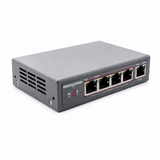 UltraPoE POE-EX2005-60 Gigabit PoE extender left view on pure white background