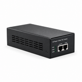 UltraPoE POE-M921 60W ventilated PoE injector on pure white background