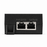 UltraPoE POE-M921-E PoE DATA and DATA IN ports on pure white background