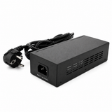 UltraPoE POE-M931-90W 100–240 VAC input and ventilated enclosure on pure white background