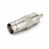 CT-BNCRCA-FM adapter BNC female socket and RCA male plug reverse angle