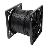 CT-CAT5U-SUN black Cat5e outdoor cable wound on installation spool