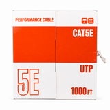CT-CAT5U-UTP Cat5e UTP 1000 foot bulk Ethernet cable pull box front view