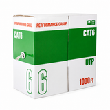 UltraPoE CT-CAT6E-UTP 1000 ft Cat6 23 AWG CCA cable pull box hero view
