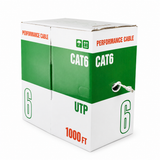 CT-CAT6E-UTP Cat6 UTP 1000 foot CCA Ethernet cable pull box angle