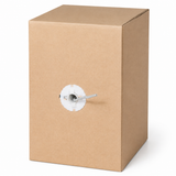 UltraPoE 1000ft Cat6 bulk cable easy-pull box outlet detail for network installation