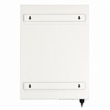 Rear of UltraPoE CT-DB15-WP wall-mount enclosure showing two mounting rails and four keyhole slots
