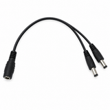 UltraPoE CT-DC1S2 one-female-to-two-male DC power splitter cable for CCTV cameras
