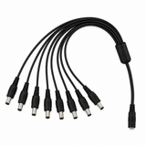 CT-DC1S8 DC splitter showing eight countable male outputs and one female input