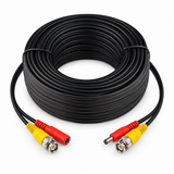 UltraPoE 100-foot premade black CCTV Siamese cable alternate angle