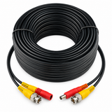 UltraPoE CT-DIY60B 60 ft black BNC video and DC power Siamese CCTV cable