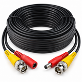 CT-DIY60B cable close-up showing BNC video and DC power connectors